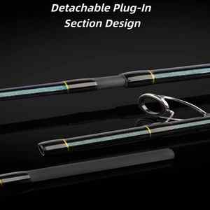 Canna da Pesca Offshore SNEDA <span class=keywords><strong>2</strong></span>.1m <span class=keywords><strong>2</strong></span>.4m <span class=keywords><strong>2</strong></span>.7m con Punta Luminosa per Pesca Notturna di Spigola, Croaker e Spigola di Mare - Product Image 5