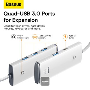 <span class=keywords><strong>Hub</strong></span> <span class=keywords><strong>USB</strong></span> 5 en 1 de Aleación de Aluminio con 4 Puertos <span class=keywords><strong>USB</strong></span> 3.0 y Tipo <span class=keywords><strong>C</strong></span> PD 100W para Laptop/Escritorio - En Stock - Product Image 5