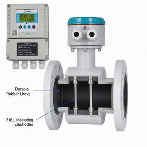 Medidor de Flujo Dividido CXLD DN125 PN16 con Revestimiento de Goma, Electrodo 316L, RS485 Modbus, Acero Inoxidable para Líquidos/Agua Residual/Lodos - Product Image 4