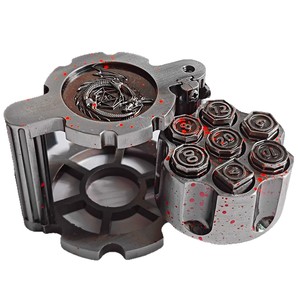 Juego de Dados Metálicos Estilo Revólver 2026, Dados Poliédricos con Forma de Bala para Juegos de Mesa de Rol como Dungeons & Dragons - Product Image 5