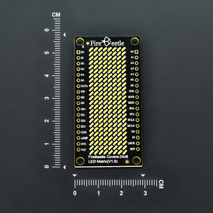 Afficheur matriciel à points LED <span class=keywords><strong>Firebeetle</strong></span> 24x8 (blanc) conçu pour les microcontrôleurs IoT basse consommation et les registres indépendants - Product Image 3