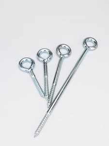 <span class=keywords><strong>Viti</strong></span> a occhiello di grado serre CLASSE 4, <span class=keywords><strong>viti</strong></span> per legno filettate in acciaio inossidabile e acciaio al carbonio, zincate bianche M6-M12 per piante rampicanti - Product Image 6