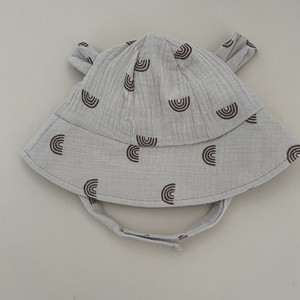 3-12M <strong>Newborn</strong> Spring Autumn Twinkle European American Baby Rabbit Ear Breathable Cotton Bucket <strong>Sun</strong> <strong>Hat</strong> for Children - Product Image 4