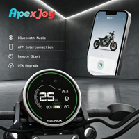 Motocicleta Eléctrica ApexJoy Tromox M03T, 400W, 25km/h, 80km de Autonomía, 48V, 24Ah, Batería de Litio, Frenos de Disco, Estilo Retro, Luces LED, Venta al Por Mayor
