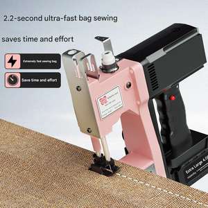 Machine à coudre domestique rechargeable 36V avec <span class=keywords><strong>aiguille</strong></span> simple et coupe-fil <span class=keywords><strong>automatique</strong></span>, machine à sceller les sacs sans fil portative - Product Image 4