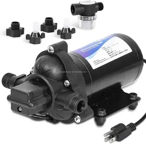 Rv Waterpomp Fl T33 3.0 Liter/Min (11.6 Lpm) | 12 Volt Dc | Zelfaanzuigende Transfer Pomp Voor Rv/Marine Camper Spuit