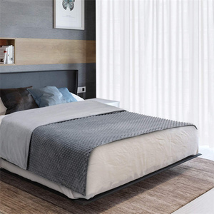 Housse <span class=keywords><strong>de</strong></span> couette en polaire polyester 100%, poids personnalisé, anti-acariens, résistante aux bactéries, non toxique, utilisation quatre saisons, tailles Queen/King - Product Image 5