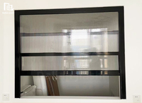 Ventanas de Aluminio de Doble Hoja con Elevación Automática Eléctrica, Insonorizadas y de Doble Acristalamiento, Nuevas de Fábrica