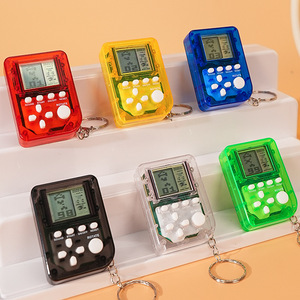 हॉट पॉकेट मिनी क्लासिक गेम मशीन कीचेन बच्चों के हैंडहेल्ड रेट्रो नॉस्टेगलिक गेम कंसोल कीरिंग वीडियो 26 गेम उपहार - Product Image 4