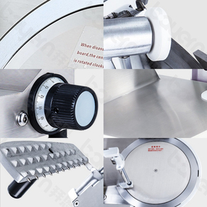 Machine à découper la viande congelée portable commerciale de petite taille, machine à découper les saucisses et le bacon, machine à découper en rouleaux - Product Image 4