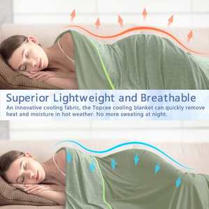 Nature Keep - Manta Refrescante para Adultos, Ideal para Personas que Sufren de Calor al Dormir, Ultra Fresca, Acolchada, Moderna, Ligera, para Verano, para <span class=keywords><strong>Cama</strong></span>, Uso en las Cuatro Estaciones - Product Image 3