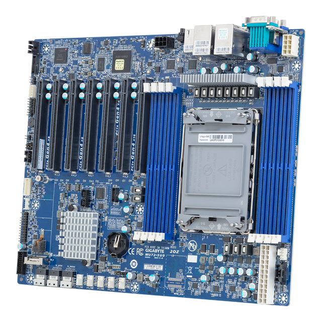 Original New Gigabyte M U72-SU0 Server Motherboard DDR4 Memory ATX Form Factor 128 GB RAM Capacity AMD CPU AMD EPYC 7003 Chipset