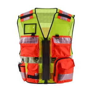 Gilet de sécurité réfléchissant pour <span class=keywords><strong>ambulance</strong></span>, disponible en tailles personnalisées, durable, pour médecins et ambulanciers - Product Image 1
