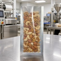 Sachets en aluminium laminé scellés sur trois côtés, adaptés à l'emballage sous vide, un côté transparent, un côté opaque