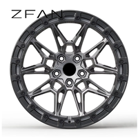 Jantes ZFAN en fibre de carbone Beadlock 18x11J 5x114.3 pour course de dragster, compatibles avec Ford Mustang GT S650