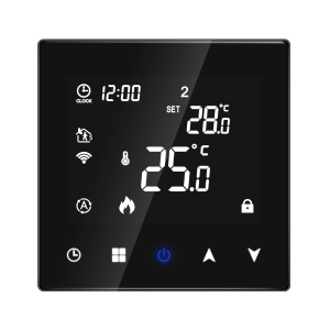 Chống Dễ Cháy PC + ABS Điều Khiển Nhiệt Độ Nhiệt Cho Nhà Sàn Sưởi Ấm Nhiệt Với Tuya Wifi Alexa Điều Khiển Nhiệt - Product Image 1