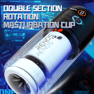 完全電動双方向回転舌舐めマッサージ器男性用オナホール大人のおもちゃ - Product Image 5
