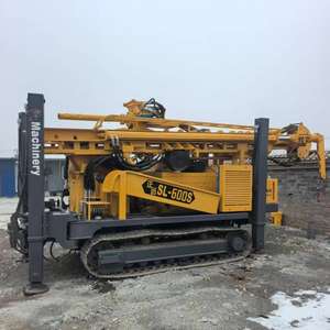 حفارة آبار مياه هيدروليكية مستعملة تعمل بالديزل طراز SL-600S مع محرك عالي الكفاءة يمكنها حفر حتى عمق 600 متر - Product Image 4