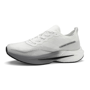 รองเท้าเดินผู้ชายแบบน้ำหนักเบา หน้าผ้าตาข่าย ซับในผ้าฝ้าย พื้นรองเท้ายางกันกระแทก กันลื่น สวมใส่ง่าย โลโก้ปัก ยาง - Product Image 3