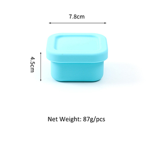 <span class=keywords><strong>Lave</strong></span>-<span class=keywords><strong>vaisselle</strong></span> micro-onde vinaigrette snack compartiment unique 100ml petit récipient alimentaire en silicone - Product Image 4