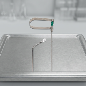 Panier chirurgical PCNL en acier inoxydable avec loupe et poignée verte pour salle d'opération - Product Image 2