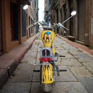 HondaRetro HarleyDog 125cc, <span class=keywords><strong>Mini</strong></span> <span class=keywords><strong>moto</strong></span> rétro élégante pour les trajets quotidiens, <span class=keywords><strong>moto</strong></span> de rue à essence - Product Image 2