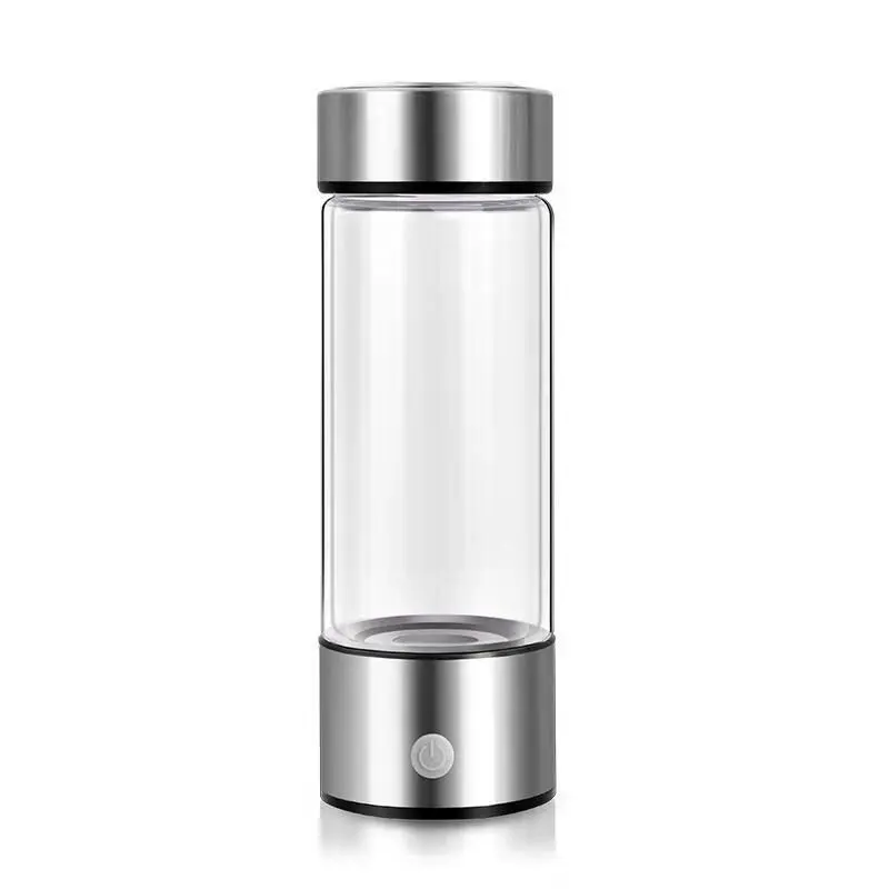 New CE RoHS 800ppb 420Ml Portable Usb Rechargeable Water Electrolysis Ionizer Cup Rich Hydrogen Water Generator Bottle