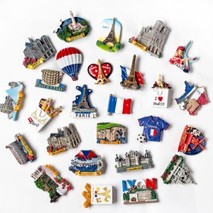 Paires célèbres moules en résine de forme personnalisée aimants pour réfrigérateur Chine usine aimants pour réfrigérateur faits à la main pour souvenirs cadeaux - Product Image 4