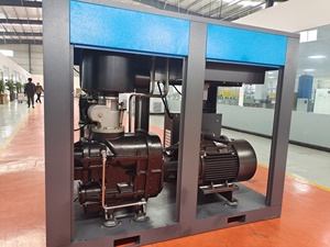 Sıcak satış 2 sahne kalıcı mıknatıs invertör yüksek basınç 22kw 30HP hava soğutmalı AC güç endüstriyel makine hava kompresörü - Product Image 2