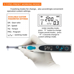 Moteur <span class=keywords><strong>Endo</strong></span> dentaire sans fil approuvé par la CE ISO LED à grande vitesse 16:<span class=keywords><strong>1</strong></span> Endomotor pour accessoires d'équipements de thérapie orale de thérapie de racine - Product Image 2