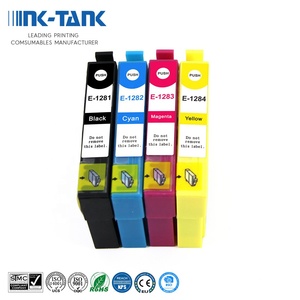 <span class=keywords><strong>Cartouche</strong></span> d'encre compatible INK-TANK T1281 T1282 T1283 T1284 1281 1282 128XL T128 pour imprimante <span class=keywords><strong>Epson</strong></span> Stylus SX125 SX235W <span class=keywords><strong>SX130</strong></span> - Product Image 1