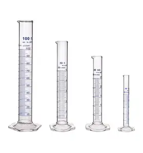 Rongtai Lab Glassware Large Glass Function Of Measuring Cylinder