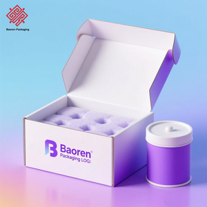Baoren High-End Eco-Friendly Recycled Materials Aircraft Boxes for Cosmetics Dry Fruits <b>Gifts</b> Custom Colors Biodegradable - Product Image 2