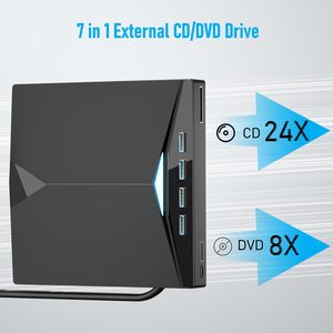 Lecteur <span class=keywords><strong>DVD</strong></span> externe 7-en-1 USB3.0 Type-C, <span class=keywords><strong>graveur</strong></span> <span class=keywords><strong>de</strong></span> CD/<span class=keywords><strong>DVD</strong></span>, lecteur portable, lecteur <span class=keywords><strong>de</strong></span> cartes SD/TF <span class=keywords><strong>pour</strong></span> ordinateur portable, ordinateur <span class=keywords><strong>de</strong></span> bureau, <span class=keywords><strong>Windows</strong></span>, MacOS - Product Image 2