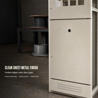 Armoire de distribution intérieure vide en acier galvanisé IP30, sur pied, pour appareillage électrique GGD LV, avec châssis de coffret nu personnalisé