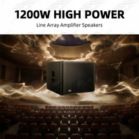 Subwoofer de scène professionnel de 15 pouces avec amplificateur de classe D