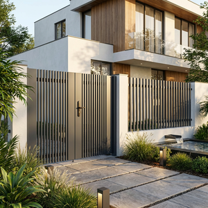 Valla Metálica de <span class=keywords><strong>Segunda</strong></span> <span class=keywords><strong>Mano</strong></span> para Jardín, Modelo Palisade, para Uso en Granjas, Balcones y Casas en Sudáfrica, Servicio de Modelado 3D, 2m - Product Image 4