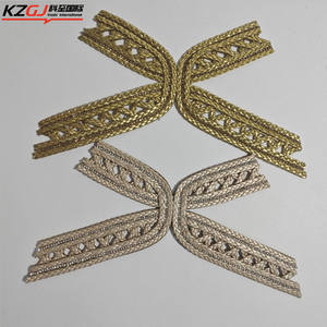 Precio de Fábrica Kezhi: Parte Superior de Sandalias Tejidas Retro Amarillas para Mujer y Parte Superior de Sandalias Deslizantes, Parte Superior Semiterminada - Product Image 1