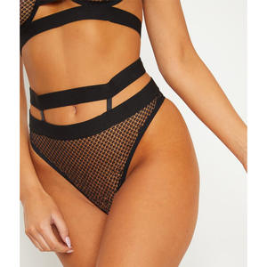 Reife Frauen Dessous Stretch Hohe Taille Sexy Spitze Mode Schwarz <span class=keywords><strong>2</strong></span> Stück Hot Sexy Nachthemd Schwarz Weiß Rot BH Spitze Strick - Product Image 5