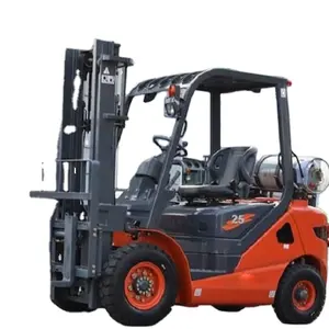 Factory price LONKING 2.5 ton gasoline/LPG forklift LG25GLT with spare parts