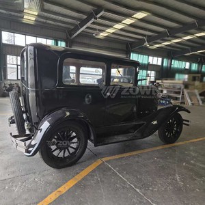 รถเบนซินคลาสสิกวินเทจสีดำรถขนส่งพิเศษ - Product Image 4