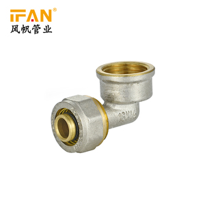 Chine Fournisseurs 16mm 20mm 16x 1/2 pouces En Laiton Pex Raccord Femelle En Laiton Coude Tuyaux <span class=keywords><strong>Per</strong></span> - Product Image 1