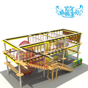 Nannan <span class=keywords><strong>ก</strong></span>รอบไม้สำหรับเด็กสำหรับปีนเขานินจาอุป<span class=keywords><strong>ก</strong></span>รณ์ออก<span class=keywords><strong>ก</strong></span>ำลัง<span class=keywords><strong>ก</strong></span>าย exzize สำหรับเด็กเกมผจญภัยในร่มสนามเด็กเล่นในร่ม - Product Image 3
