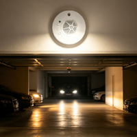 Détecteur de présence PIR de plafond à 360 degrés, portée 6m, charge 1200W, 220VAC, contrôle de la lumière ambiante pour bureau et entrepôt, économie d'énergie