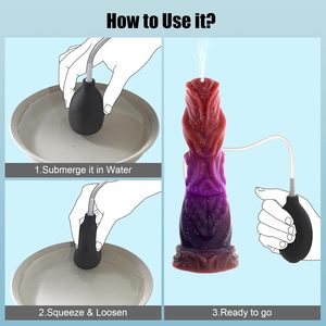 Hot Sale Silicone Squirting Dildo Powerful Suction Cup Male Prostate Massage Butt Plug Silicone Dildo <strong>Rubber</strong> - Product Image 5