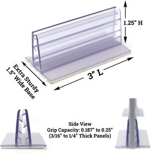 Super Grip <b>Wire</b> Sign Holder <b>SHELF</b> SIGN HOLDER - Product Image 2