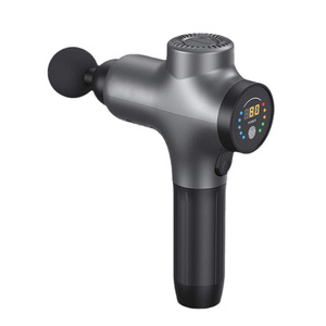 Pistola de Masaje de Tejido Profundo, 12 Niveles de Velocidad, Motor sin Escobillas, Pantalla Táctil LCD, 5 Cabezales de Masaje, Recargable por USB - Product Image 2