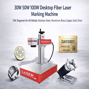 Graveur Laser Fibre de Bureau 20W 30W 50W avec <span class=keywords><strong>Scanner</strong></span> Galvo | Marquage sur Bijoux, Étiquettes, Acier Inoxydable Compatible Lightburn - Product Image 4