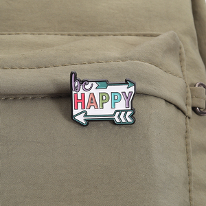 Pin esmaltado con flecha colorida, broche de estilo de dibujos animados, mochila, insignia de solapa, regalo de joyería para niños y amigos - Product Image 3
