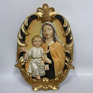 Patung Mishi Fatima kami patung relijius Virgin Mary <span class=keywords><strong>Madonna</strong></span> dekorasi dibuat di Cina - Product Image 3